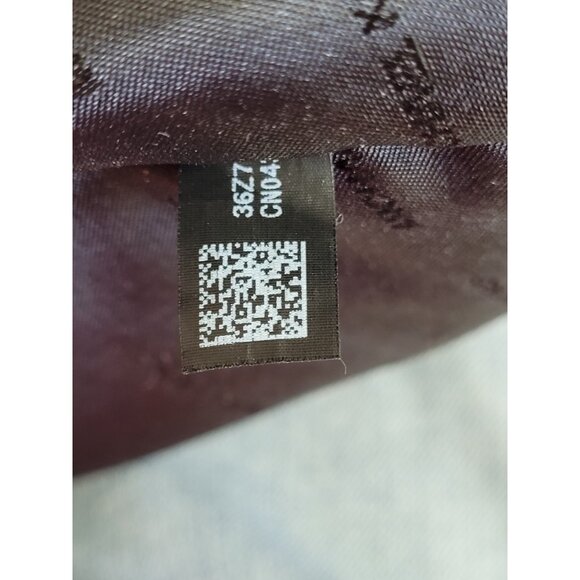 Michael Kors Sheila Medium Faux Saffiano Leather Satchel Purse Black Zip - Picture 11 of 16